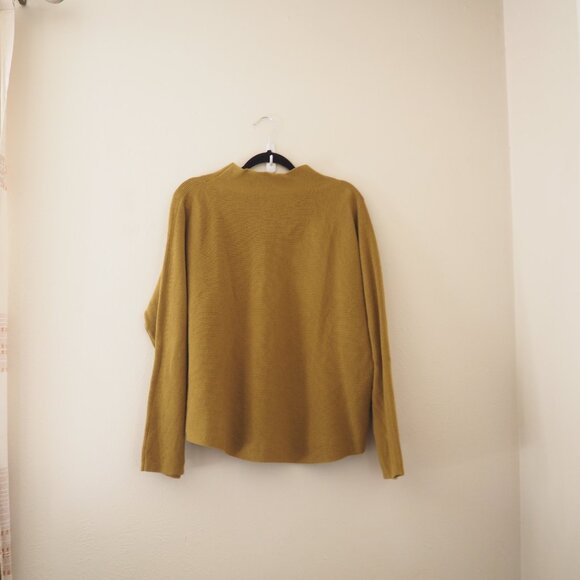 Lululemon Boxy Cotton-Blend Sweater in Auric Gold sz XL/XXL - Picture 8 of 9